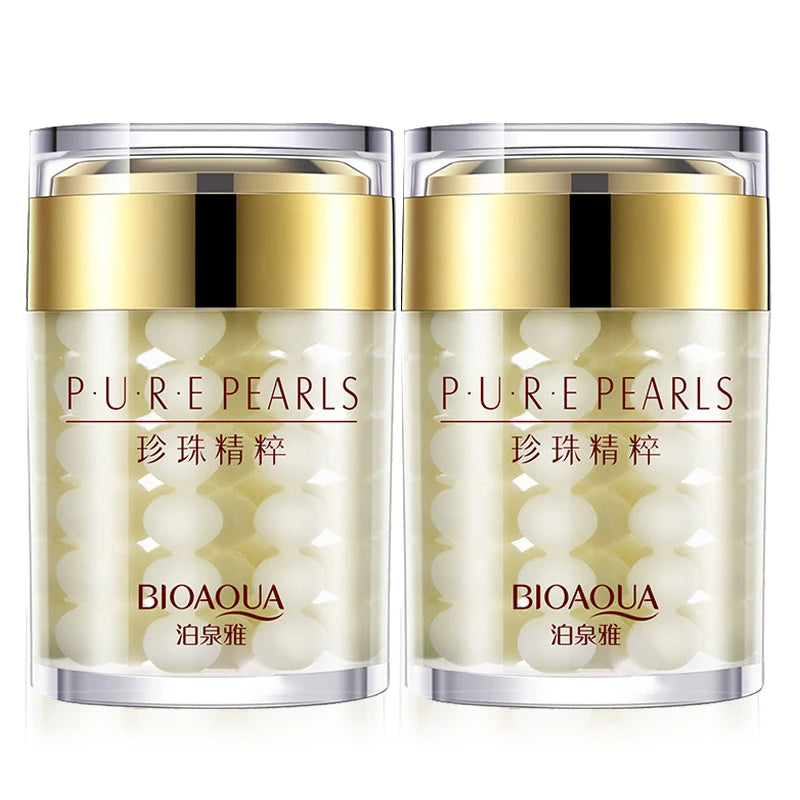 BIOAQUA Pure Pearl Face Cream Moisturizing Skin Firming Hydrating Facial Cream