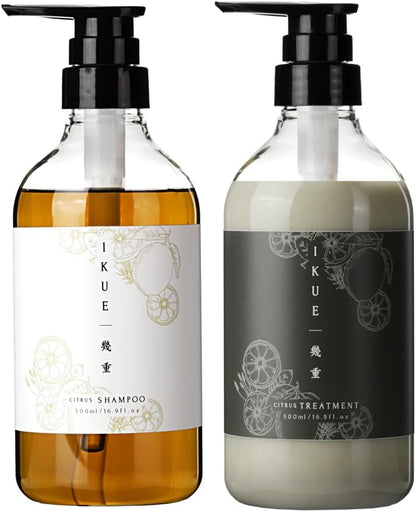 IKUE Kaitoue Shampoo & Treatment, Citrus 幾重 500 ml