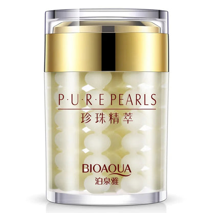 BIOAQUA Pure Pearl Face Cream Moisturizing Skin Firming Hydrating Facial Cream