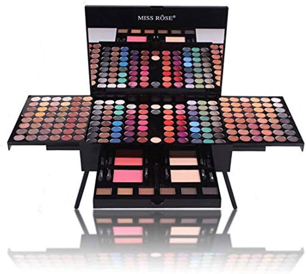 MISS ROSE 180 Colors Professional Eyeshadow Palette Makeup 日本国