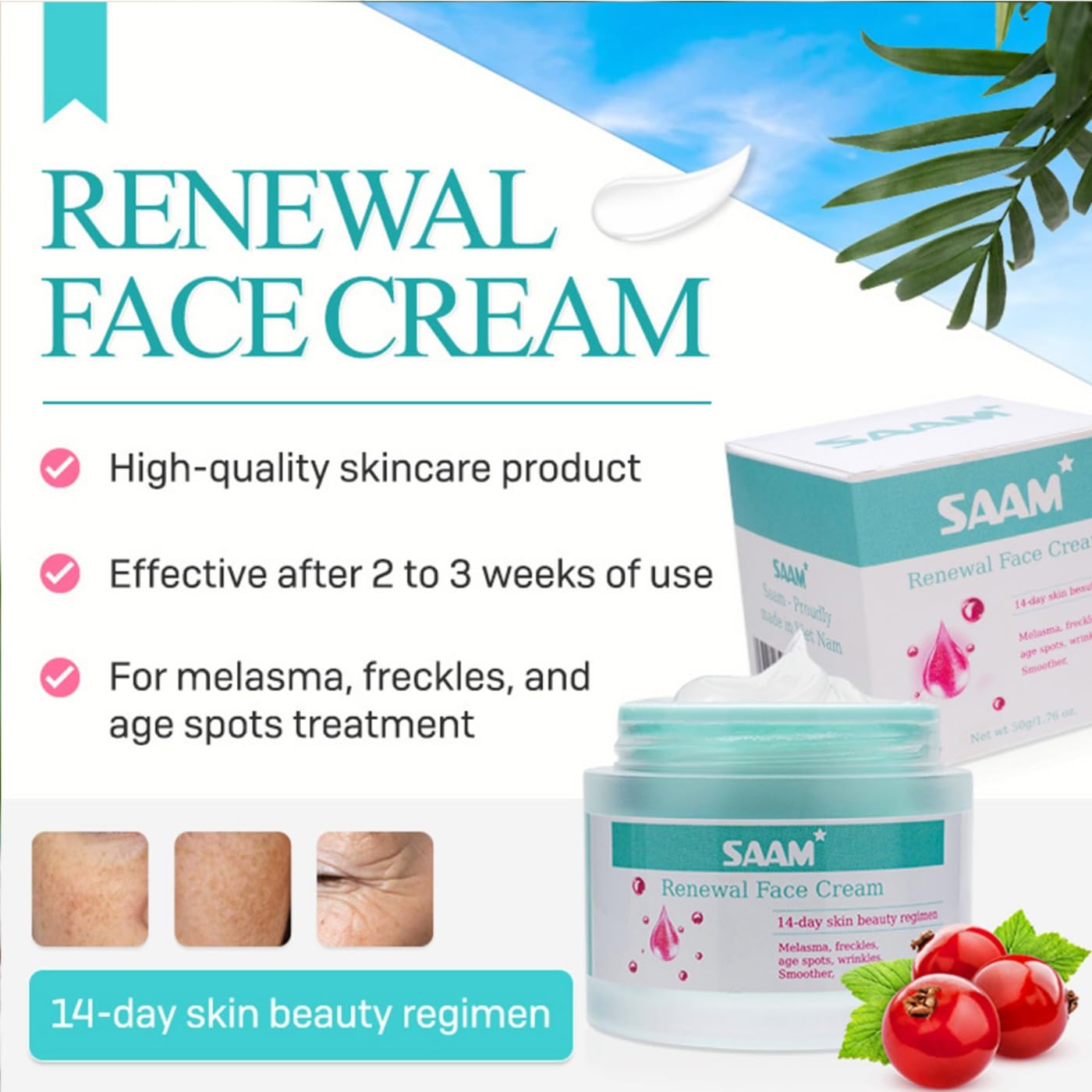 SAAM Renewal Face Cream for Hyperpigmentation