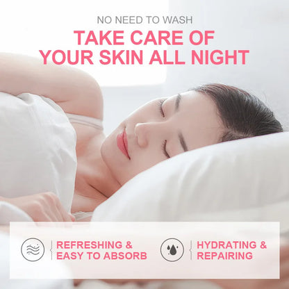 LAIKOU Sakura Moisturizing Sleeping Face Mask Night Repairing